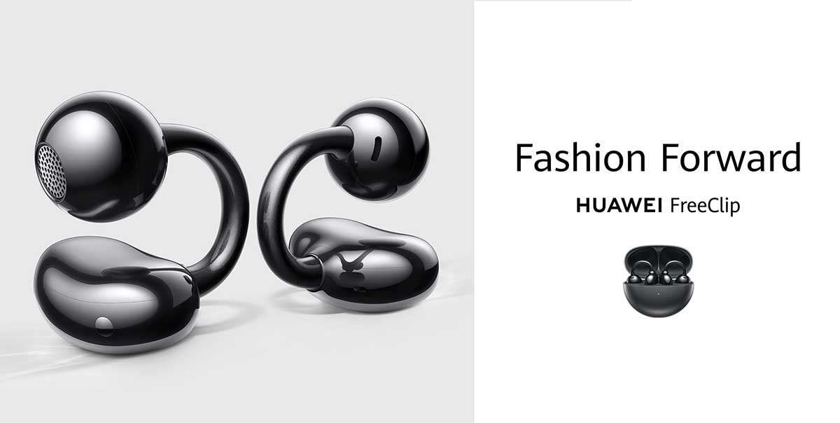 Casti HUAWEI FreeClip, True wireless, Bluetooth, Open-ear